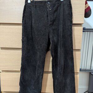 Rick Owens Main Line Archive Vintage 2000s Brown Corduroy Pants